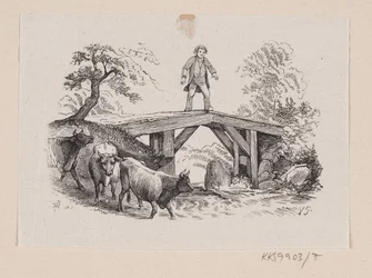 Illustrazione per "Il grande Claus e il piccolo Claus" in H.C. Andersen, "Fiabe e storie", Volume 1