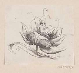 Illustrazione per "Pollicina" in H.C. Andersen, "Fiabe e Storie", Volume 1
