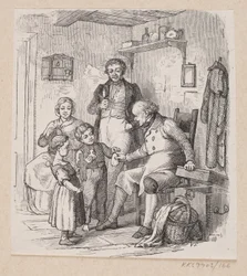 Illustrazione per "Sotto il salice" in H.C. Andersen, "Fiabe e storie", Volume 2