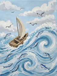 Pesci degli oceani turbolenti