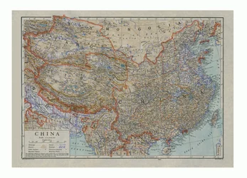 Mappa della Cina