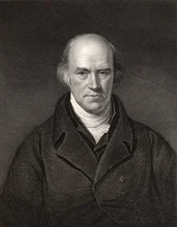 Davies Gilbert, presidente della Royal Society, inciso da J. Thompson, da 
