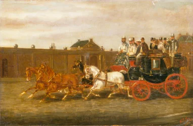 Carrozza da Londra a Brighton sulla strada