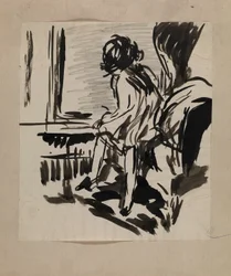 Senza titolo (Figura seduta)