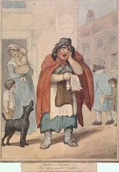 Ultimo discorso e confessione prima di morire, tavola III di Cries of London