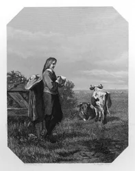 Paulus Potter, pittore olandese del XVII secolo, c1870