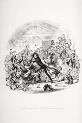 Illustrazione per Nicholas Nickleby di Charles Dickens