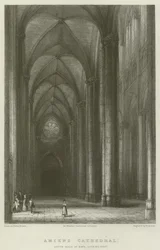 Cattedrale di Amiens, navata sud del transetto, vista ovest