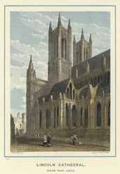 Cattedrale di Lincoln, angolo sud-ovest