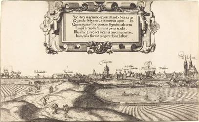 Veduta di Norimberga da est (sezione sinistra)