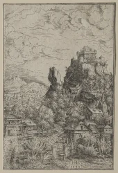 Paesaggio con castello, 1553