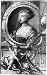 Anna Bolena, incisa da Jacobus Houbraken