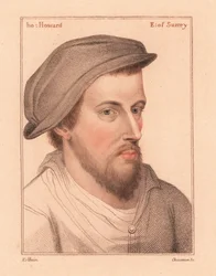 Henry Howard, Conte di Surrey, poeta giustiziato per tradimento (1812) (incisione)