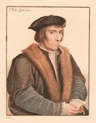 Sir John Godsalve, politico inglese, morto nel 1557 (incisione)