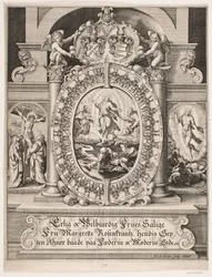 Trasfigurazione di Cristo. Circondato dagli stemmi di Margrethe Rosenkrantz