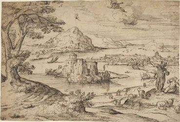 Paesaggio con la caduta di Icaro
