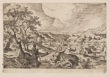 Piastra 19, da Paesaggi con scene dell