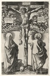 Cristo sulla croce tra la Vergine e San Giovanni, 1542