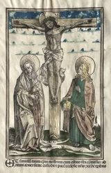 Cristo sulla croce tra Maria e Giovanni