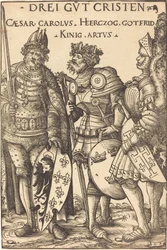 Carlo Magno, Artù e Goffredo