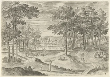Veduta di Elsene