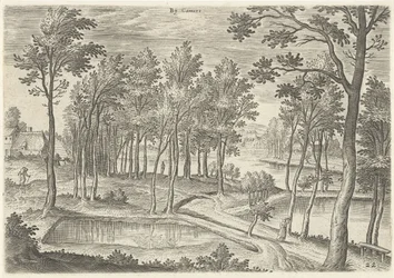 Veduta degli stagni di Ter Kameren
