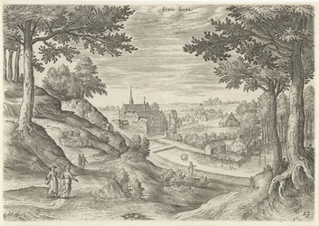 Veduta del monastero di Zevenborren