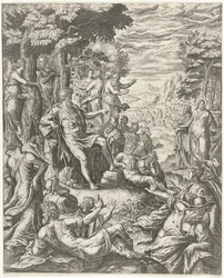 Giovanni Battista predica alla folla