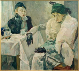 Due signore al caffè