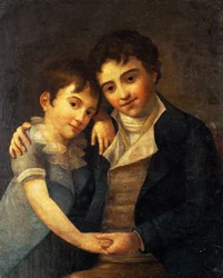 Ritratto di Franz Xaver Wolfgang (1791-1844) e Karl Thomas (1784-1858), figli di Wolfgang Amadeus Mozart