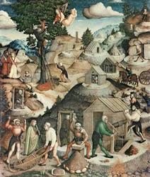 Paesaggio minerario, 1521 (dettaglio)