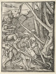 La danza della morte: Adamo che ara la terra