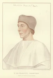 John Colet, Decano della Cattedrale di San Paolo (acquatinta)