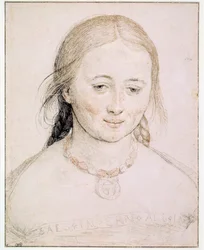 Testa di giovane donna