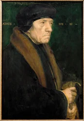 Dr. John Chambers, medico personale di Enrico VIII (dipinto su legno di quercia)