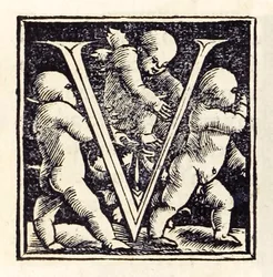 Lettera illuminata 