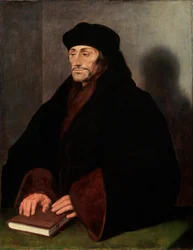 Ritratto di Erasmo da Rotterdam, 1466-1536, 1523