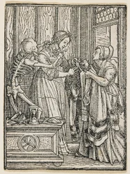 La contessa dalla Danza della morte (Lione), 1538