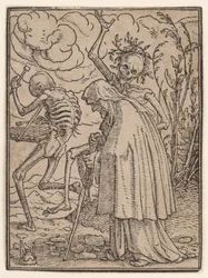 La vecchia, da "La danza della morte"