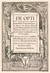 Pagina del titolo dalla terza edizione di Basilea del 1518 di 