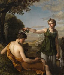 Chloe, di Oeri, Hans Jakob (1782-1868). Olio su tela