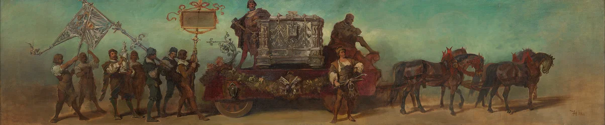 Progetto per il corteo festivo del 1879 - I fabbri