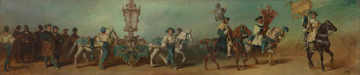Progetto per il corteo festivo del 1879 - Gli stagnini
