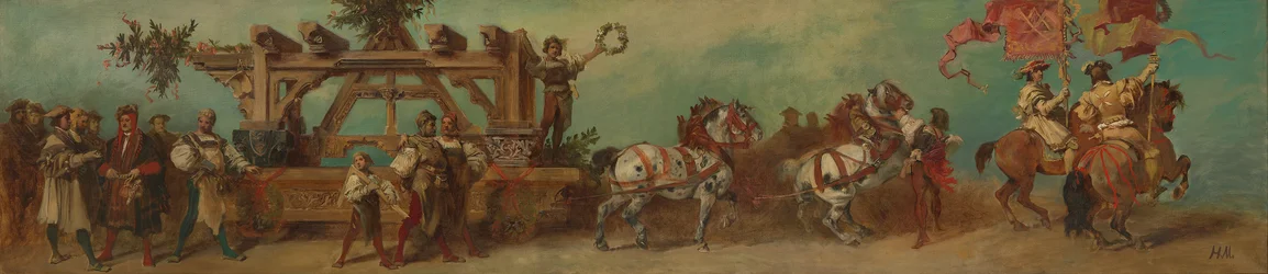Progetto per il corteo celebrativo del 1879 - I carpentieri