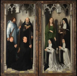 Esterno del Trittico di San Giovanni Battista e San Giovanni Evangelista