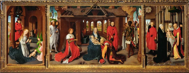Trittico: Natività - Adorazione dei Re - (ansimante)