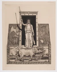 Circe trasforma gli uomini di Ulisse in maiali