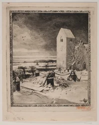 In alto su un ramo. VI. Il cimitero