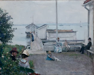La casa da bagno ad Asgardstrand