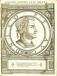 Leone IV, illustrazione da 